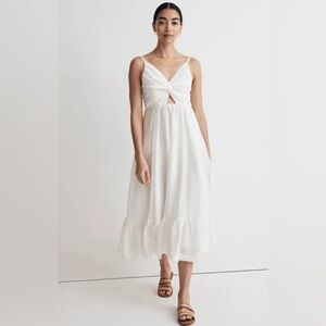 White Midi Dress NWT